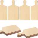 PYD Life 12 Pack Plywood Sublimation Cutting Board Blanks with Handle 11.8 x 6.3 Inch,Rectangle Wood Chopping Board for Sublimation DIY Craft Christmas Thanksgiving Home Kitchen Decor