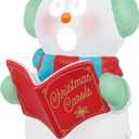 Hallmark Keepsake Christmas Ornament 2024, Caroling Snowman Musical With Light, Snowman Collectors Gifts