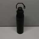 Stanley IceFlow Fast Flow Water Bottle 36 oz | Angled Spout Lid | Lightweight and Leakproof for Travel and Sports | Insulated Stainless Steel | BPA-Free | Black 2.0