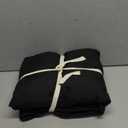 Shilucheng 4 Piece Queen Sheet Sets, Cooling Sheets, Blend Rayon Derived from Bamboo, Deep Pocket Up to 16", Breathable & Soft Bed Sheets, Hotel Silky Bedding Set, Black