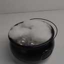 Halloween Decorations Outside 12" Large Witches Cauldron Diffuser with Skeleton Black Witch Cauldron Kettle Pot with 12 LED Light Mist Fogger for Halloween Outdoor Indoor Decor (Green)