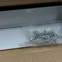 NeatiEase 2 Pack Shed Window, 12 x 18 Flush Mount Window with Tempered Glass and Fiberglass Screen for Shed, Chicken Coop, Playhouse, Household, Garage (White)