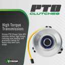 Xtreme Outdoor Power Equipment X0586A PTO Clutch Compatible with/Replacement for Dixon ZTR 6022 5215-115, 5215-86, 5215-91, E-6215, 60208 5 5/16" Pulley Diameter, Counter Clockwise Rotation