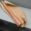 Therwen 36 Inch x 20 ft Copper Mesh Screen 99.9% Pure Copper 40 Mesh Roll Wire Fabric for Grounding Dense Filter Screen Woven Crafts Window Protection