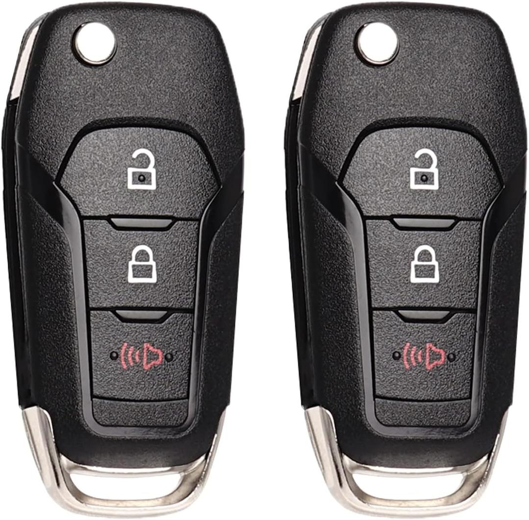 SUPALAND Keyless Entry Remote Control Flip Key Fob Replacement Fits for Ford F-150/F150 2015 2016 2017 2018 2019 2020-2023 F250 F350 17-22 Explorer Ecosport Ranger Bronco Maverick Escape N5F-A08TAA