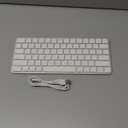 Wireless Keyboard for Mac, Bluetooth/2.4G USB Dual-Channel Connection, Multi Device, Mini Size, Rechargeable Bluetooth Keyboard for Mac Compatible with iMac, iPad, iPhone, MacBook Air/Pro