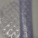 HITSLAM Bathtub Mat Non Slip, 27x15 Inch Bubble Oval Bath Tub Mat for Bathroom, Machine Washable Shower Mat with Suction Cups and Drain Holes, Clear