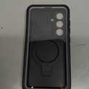 Magnetic & Stand for Samsung Galaxy S25 Case Waterproof[Built-in Screen Protector][Fit for Magsafe][Invisible Kickstand] 360 Full Body Sealed Protective Dustproof Shockproof Case Black