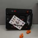 Orzbow Car Seat Dolly for Airport, Folding Car Seat Travel Cart with 4 Wheels and Adjustable Handle, Carseat Roller for Airplane Travel with Straps, Compact Luggage Hand Trolley, Black