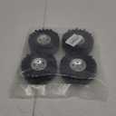 4PCS RC 1.9 in Wheel Tires for 1/10 TRX4 TRX6 SCX10 SCX10 II 90046 SCX10 III AXI03007 Gen7/8 D90 VS4-10 RC Crawler Car,BRCatWPark Alloy 1.9 Beadlock Wheel,Silver