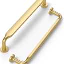 FILTA 10 Pack 5 Inch(128mm) Gold Cabinet Pulls,Stylish Kitchen Cabinet Handles Zinc Alloy Cabinet Hardware for Kitchen Cabinets and Dresser Drawers (5" Hole Center)