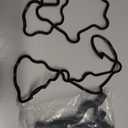 NLQR Valve Cover Gaskets Set of 2, Compatible with Mercedes-Benz ML320 E320 CLK320 C280 SLK320 C240 C320N 1998-2005, Replace VS50758R 1120180382 1120180482 1120180282 20180482, Breather Hose kit