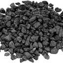 Skyflame 3/8" - 3/4" Natural Stones Lava Rock Granules for Gas Fire Pit | Fireplace | BBQ Grill | Garden Landscaping Decoration | Cultivation of Potted Plants | Indoor Outdoor Use, 10-lb Bag (Black)