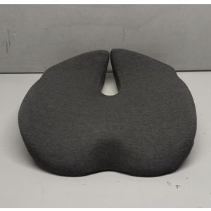 Memory Foam Seat Chair Cushion for Relieves Back Sciatica Pain Tailbone Pain Coccyx Degenerating Disc Orthopedic Osteoarthritis Prostate Cushion Low Back Pain Cushion Hip Shaping (Dark Gray)