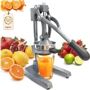 Cast Iron Hand Press, Lemon Manual Juicer, Citrus Press, Grey