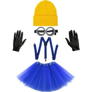 Yellow Halloween Costume for Adult Women - Halloween Costumes Accesories Cosplay for Teen Girls