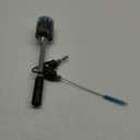 MOSOLAN 3-in-1 Bottle Brush with Straw Cleaning Brush and Nipple Cleaner, Long Handle Water Bottle Scrubbing Brush, Built for Cleaning Sport Bottles, Baby Bottles, Coffee Mugs, Flask