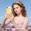 BENTOBEN Magnetic for iPhone Air Case with Magsafe, Liquid Silicone Phone Case iPhone 17 Air Shockproof Gel Rubber Soft Bumper Microfiber Lining Protective Cover Cases for iPhone Air 6.5" 2025, Yellow