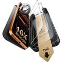 ESR Accessory Glass by Corning™ 3 Pack 9H+ Glass for iPhone 17 Pro Max Screen Protector, with AR Anti-Reflective Technology, Military Grade Shatterproof & Durable with UltraFit Tray