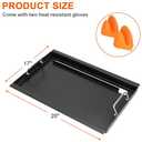 Full-Size Griddle Inserts for Charbroil Performance Convective 3 Burner, Flat Top Griddle for Charbroil Grill 463228622 463732623 463732823 463732923, Replacement Parts for G426-0005-W1, Size: 17" x 20"