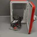 Skincare Fridge - 4L Mini Fridge for Bedroom, Office and Car, for Refrigerating Makeup, Skincare and Food, Cooler and Warmer, Beverage Cooler, Red