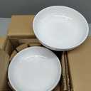 8.3Inch Pasta Bowls, 32OZ Serving Bowls, Salad Bowls Set of 4 Ceramic Sturdy & Stackable, Ideal for Housewarming, Festivals, White (32 OZ)