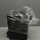 Reli. Small Can with Lid, 1.3 Gallon (5 Liter) | Stainless Steel (Matte Black) | Small Bathroom Can | Step Pedal Garbage Bin with Removable,  Kitchen | Rectangular Metal Bin