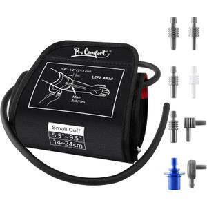 Small Pediatric Blood Pressure Cuff for Kids, Slim Arm, Child BP Cuff (5.9-9.5 Inches Arm Circumference), Replacement Cuff with 8 Connectors, Compatible with Most Monitors