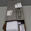 Disposable Toilet Brush with 48 Refills,Toilet Cleaning Supplies,Toilet Wand Brush Starter Kit,Wall Mounted Toilet Bowl Cleaner Brush with Holder for Bathroom Deep Cleaning & Hygiene (White)