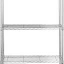 Amazon Basics 5-Shelf Adjustable Heavy Duty Steel Wire Rack Storage Shelving Organizer for Kitchen, Garage, 36" L x 14" W x 72" H, Chrome