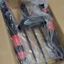 Pitch Fork for Garden, 5-Tine Heavy Duty Pitchfork for Loosening Soil, 41 Inch Gardening Fork for Digging, Composting, Spading, Cultivating Soil, Metal Fork Head with Fiberglass Handle, D-Grip