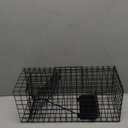 Live Squirrel Trap Heavy Duty Humane Animal Cage Trap (No Assembly Required) (Black)