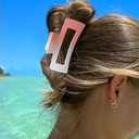 8PCS Hair Clips Set for Women Girls Flower Non-slip Claw Clips Thick Thin Hair Fashion Cute Multi-style Hair Accessories