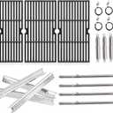 Grill Replacement Parts for Charbroil Performance 4 Burner 463342119, 463347017, 463335517, 463376017, 463342118, 463335517, 463349917, 18" Grill Grates, Heat Plates, Burner for Char-broil Grill Parts