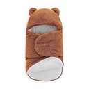 AiWMGL Baby Winter Fleece Swaddle Blanket 0-3 Months Boys Girls Warm Adjustable Newborn Swaddling Wrap Soft Plush Sleeping Sacks