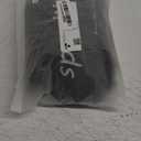 SPORLIKE Women One Piece Swimsuit V-Neck Ruffle Bathing Suit Padded Monokini (Large, Solid Black)