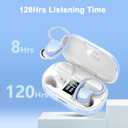 Ear buds Wireless Bluetooth Earbuds Sport 2026 NEW Bluetooth 5.3 Headphones 128H Playtime with LED Display Powerful Bass Over Ear Earphones with Earhooks IP7 Waterproof for Gym/Running/Workout