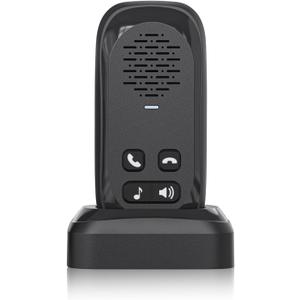 Intercoms Wireless for Home,Two Way Real-Time Intercom 984 Feet Range,Room to Room Intercom for Home Office Business with 4 Volume Levels 4 Chimes,Wireless Intercom System with Charging Base (Black)