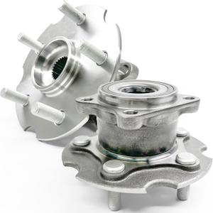 Pair 512374 Rear Wheel Bearing Hub Assembly Compatible with Lexus NX300H 2015-2021, NX300 2018-2021, NX200T 2015-2017, for Toyota RAV4 2006-2018, 5 Lugs w/ABS