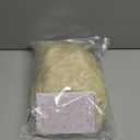 RUWISS Large Messy Bun Hair Piece 100% Human Hair Layered Wavy Curly Hair Buns Hair Piece for Women Updo Hairpiece for Daily Wear Real Hair Ponytail Extension (Platinum)