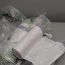 270 Count Heavy-Duty Trash Bags, Compatible with SONGMICS 8-Gallon (30L) Trash Can, Pre-Separated Drawstring Kitchen Garbage Bags, Ideal for Home & Office, 19.9 x 29.1 Inches, 6 Rolls, White