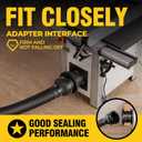 Magnetic Dust Collection Fittings for 4" Woodwork Shop Vacuums Dust Hose, One-to-Multi Quickly Connect and Interlock Dust Collector System w/1PK Mag Port Connector+3Set 4"Coupler