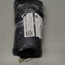 Smiry Memory Foam Toilet Rugs U-Shaped 24x20, Extra Soft Absorbent Non-Slip Contour Bathroom Rugs, Machine Washable Bath Mats for Toilet, Black