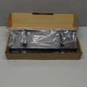 Soundbar Mount, No Drilling Steel TV Top Shelf Fits Most of Sound Bars Up to 15 Lbs, Universal Sound Bar TV Mount Bracket, Sound Bar Stand Compatible with Samsung, Sony, LG,Bose, 33.8x4.7inch (Black)