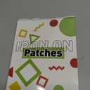 NICEVINYL Embroidered Iron-on Patches Applique: 72Pcs Random Assorted Decorative Patches Iron on/Sew on for Clothing Accessories (Colorful)