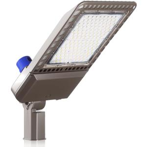 YXL LED Parking Lot Light, 300W LED Shoebox Light with Dusk to Dawn Photocell,42,000LM 5000K Daylight Slipfitter Mount, IP65 Waterproof Parking Lot Light for Parking Lot Street Roadway