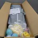 Foldable Playpen with Detachable Thicken Mat,59x71 Inches Portable Playpen,Collapsible Play Pen for Babies and Toddlers,Indoor & Outdoor Baby Fence Play Area,Cold Gray