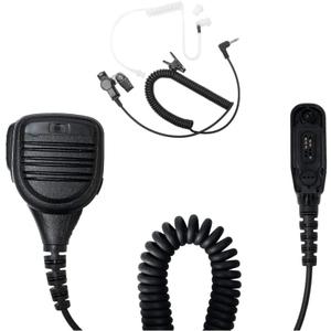 Handheld Speaker Mic for Motorola Walkie Talkie APX4000 APX6000 APX8000 APX1000 XPR7550E XPR6350 XPR6550 XPR7350 XPR7550 XPR7580 2 Way Radio with 3.5mm Listen Only Earpiece