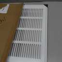 16 x 16 Inch Return Air Vent Cover for Wall Ceiling,Steel AC Return Air Filter Grille Fits Duct Opening 16 x 16, HVAC Vent Cover Grill,Holds 1" Air Filter, For 16''W16''H-Duct Opening