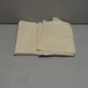 OVZME Cream Sheer Curtains 84 Inches Long 2 Panels - Soft Light Filtering Window Sheer Panels for Living Room/Bedroom, Top Dual Rod Pocket, 1 Pair, Each 42Wx84L Inches